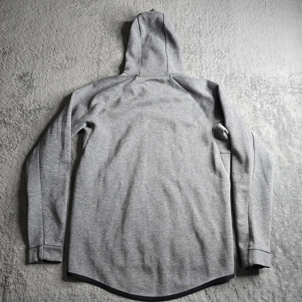 Nike Tech Fleece Windrunner Mens Medium Full Zip Hoodie Heather Gray 805144-091